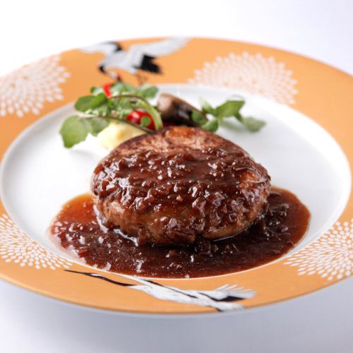 【平日限定×黒毛和牛ハンバーグ lunch course】+アペリティフ(完全個室確約)