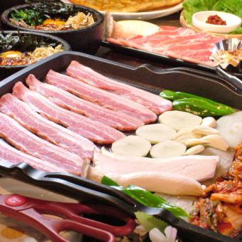 [Italian Dolce Pork Samgyeopsal Set] 3,520 yen per serving (tax included) *2 servings ~