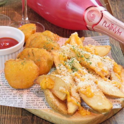 【おつまみ付き二次会プラン】料理4品+2H飲み放題&ダーツ・カラオケなども遊び放題3000円