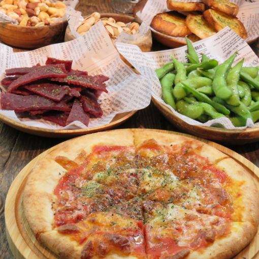 【宴会プラン】料理6品+お菓子食べ放題+2H飲み放題&ダーツ・カラオケなども遊び放題3500円