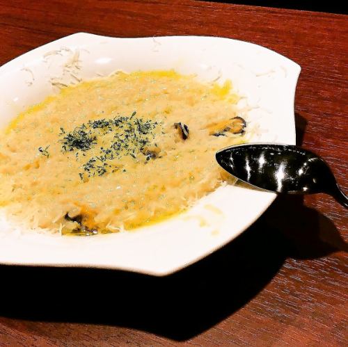 This is also recommended !! Mussel soup risotto