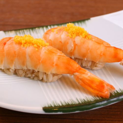 蒸虾握寿司