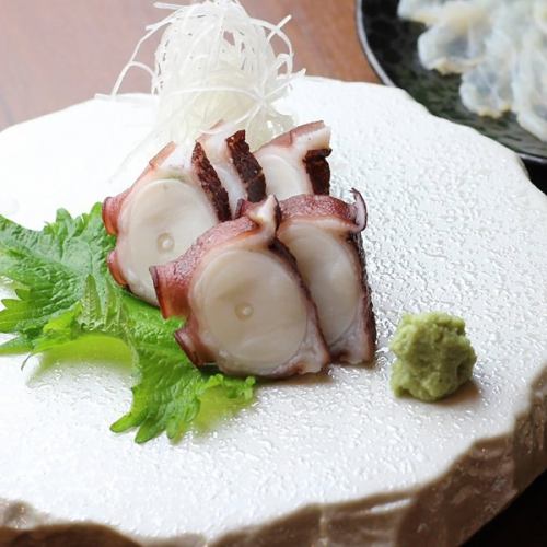 Speciality sashimi: Octopus