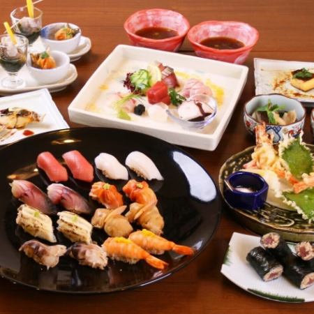 Seasonal limited edition [Spring flavors and rare seafood course -Spring shunnki-] Premium all-you-can-drink included! 16 dishes in total