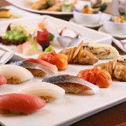 The highest quality sushi bar course [Sushi Bar Course - Uchoutenn -] Premium all-you-can-drink included! 20 dishes in total