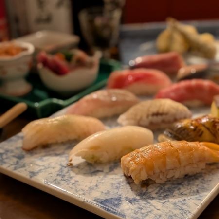 季節限定【春の味覚と希少魚介コース　-梅花　baika‐】プレミアム飲み放題付き！全16品