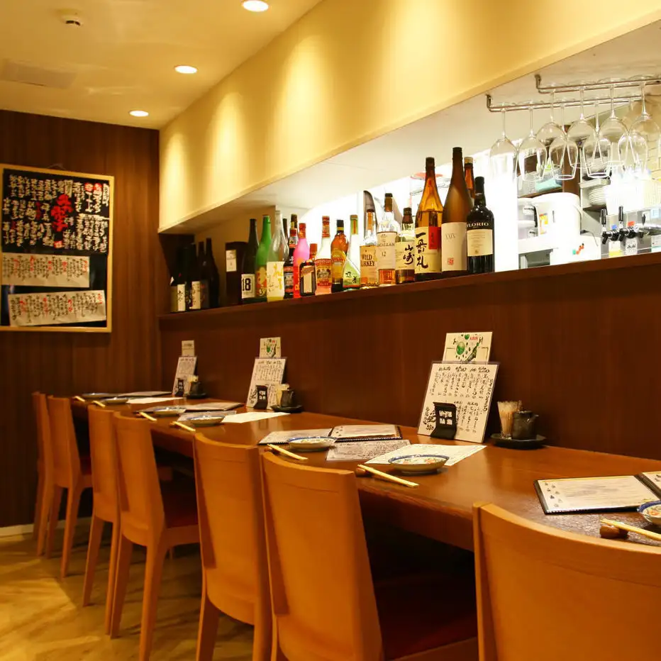A popular spot for dates! Reservations are a must at this bar counter!