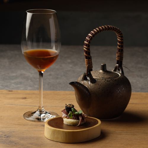 ソムリエが選ぶ日本酒は料理に合わせたラインナップ。