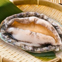 《活》鮑 踊り焼(1個)/《活》鮑 刺し焼き