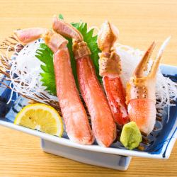 《生》本ズワイ蟹の刺身