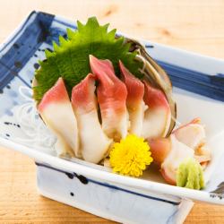 活ホッキ貝刺し