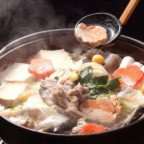 [Winter only] [Reservation required] Mito Hakkei course Aoyagi 6,600 yen (Monkfish hotpot)