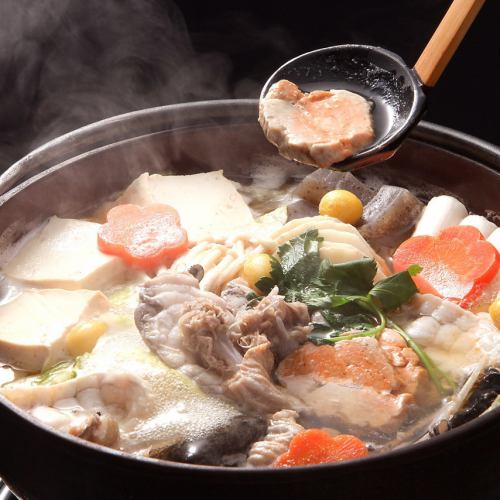 【冬季限定】【需預約】水戶八景套餐青柳 7,150日圓（安康魚鍋）