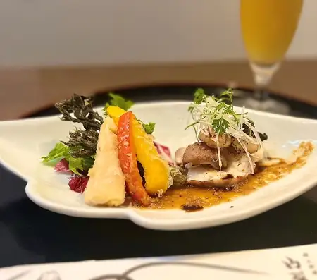 [Available June-September only] Monkfish sauté with liver sauce
