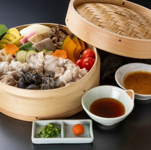 [Available June-September only] Steamed Monkfish