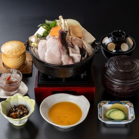 [Limited to June-September] Monkfish Sukiyaki Set Meal
