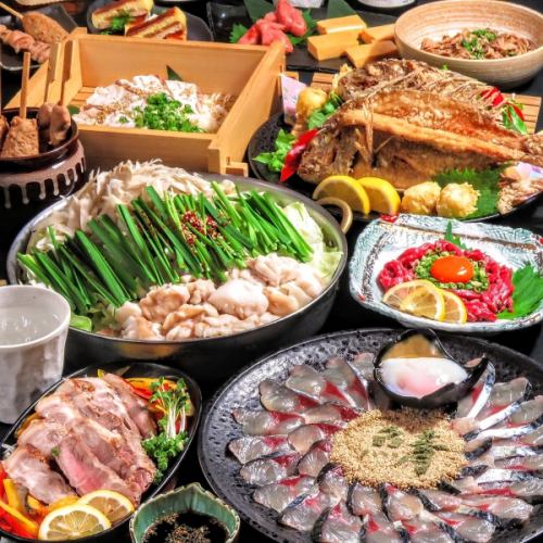 [Specialty] Shiroya's two major specialties: "Motsu nabe" and "Sesame mackerel"