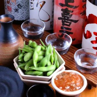 【新規のお客様限定】厳選！日本酒3種飲み比べ&2種アテ盛りセット1480円→1100円（税込）