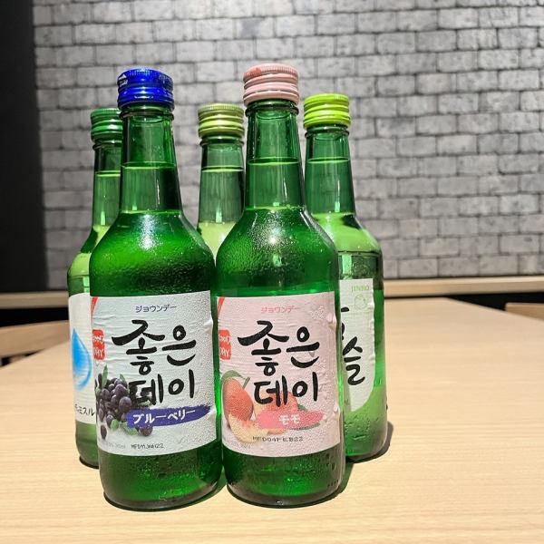 맥주나 칵테일은 물론 한국술도 각종♪