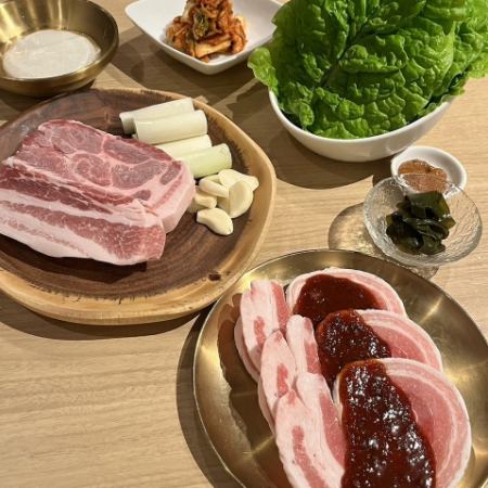 【料理のみ】デペサムギョプサルもOK！満足のSet for B ★3名様におすすめ