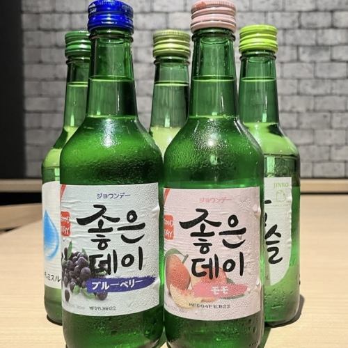我們提供多種啤酒、雞尾酒甚至韓國酒供您選擇！