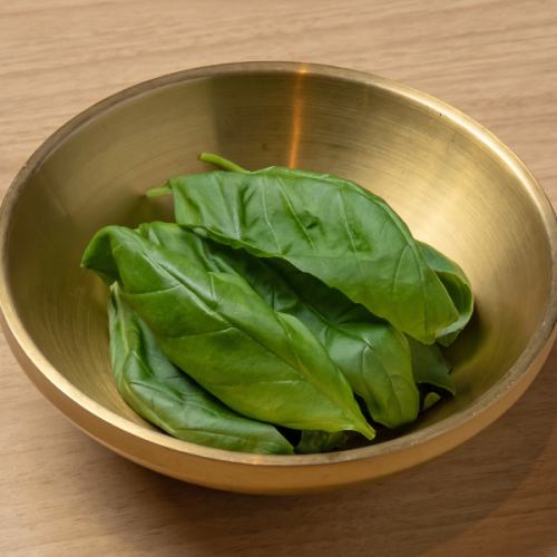 包み野菜　バジル