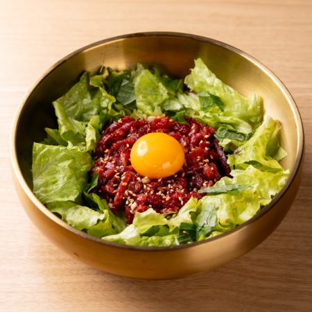 牛生ハムユッケビビンパ