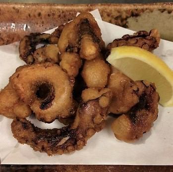 Deep-fried local octopus