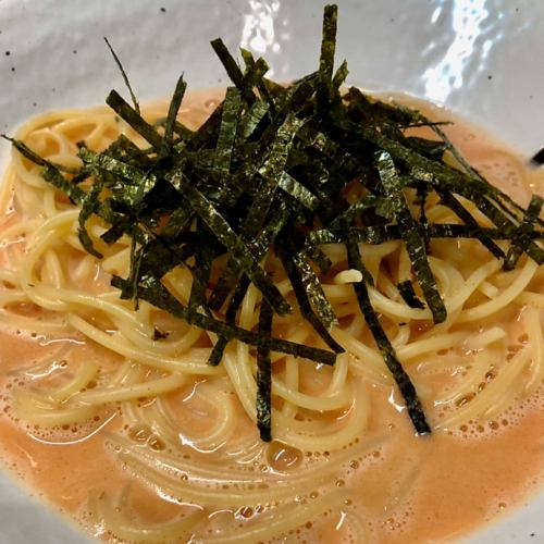 Mentaiko and sea urchin pasta