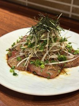 Sesame Amberjack with Homemade Sauce