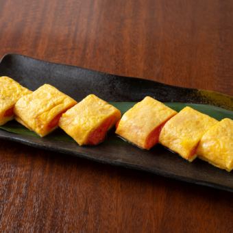 Spicy cod roe rolled egg