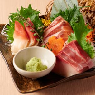 お造り3点盛り合わせ