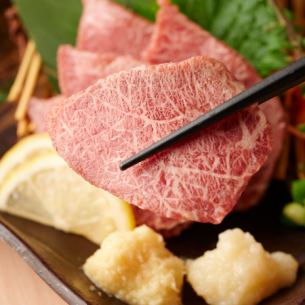 馬刺し5点盛り合わせ