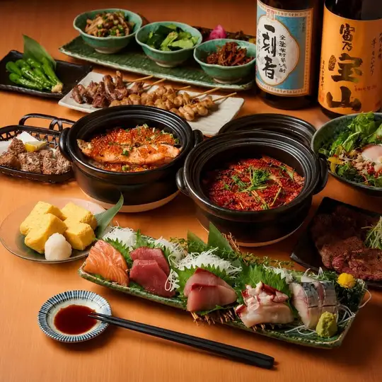 『団欒・もてなしコース』生ビール付き！土鍋,和牛ステーキなど全10品3時間飲み放題付き6,000円