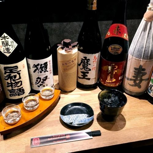 日本酒・焼酎も豊富に完備