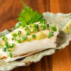 炙り大和芋のワサビ醤油和え
