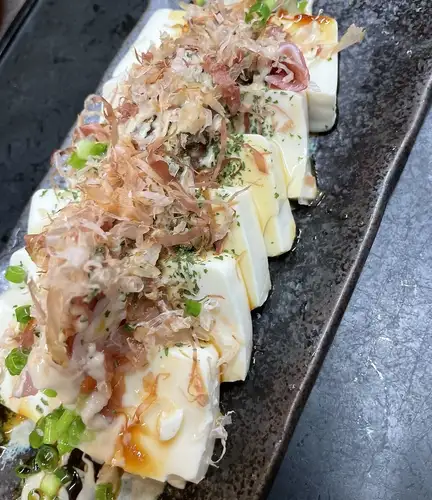 豆腐と生ハムのカルパッチョ