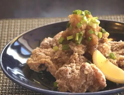 若鶏天ぷら青じそおろし