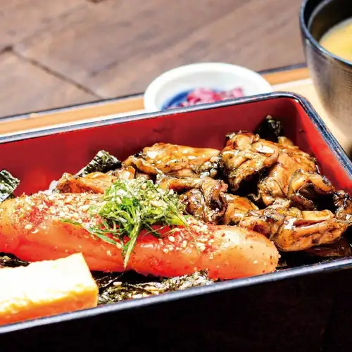 Hakata Mentaiko and Charcoal-Grilled Chicken Set Meal