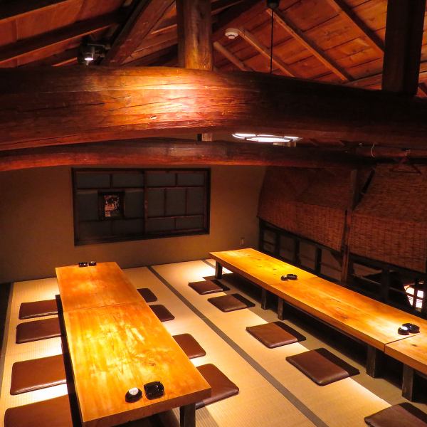 3rd floor… A banquet for up to 25 people is possible in the tatami room.If you would like a complete private room, please contact us as soon as possible.