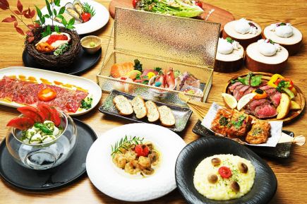 【極上贅沢◆至高の饗宴】3H飲み放題付き・厳選食材を味わう全11品＜10,000円◆姫島コース＞