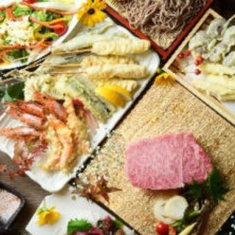 [November to January] Luxury course 120 minutes all-you-can-drink 5 kinds of sashimi, premium beef sirloin steak, and 8 other dishes 6,000 yen