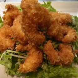 Snack fried shrimp