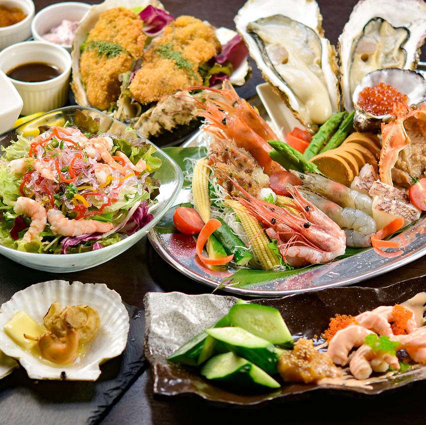 涼風！海鮮痛風プラッター～痛風スープと2種のジュレで味わう～