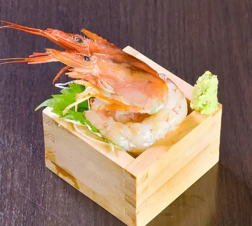 赤えび刺し