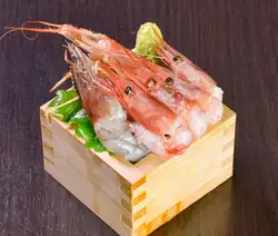 海老刺し3種盛り