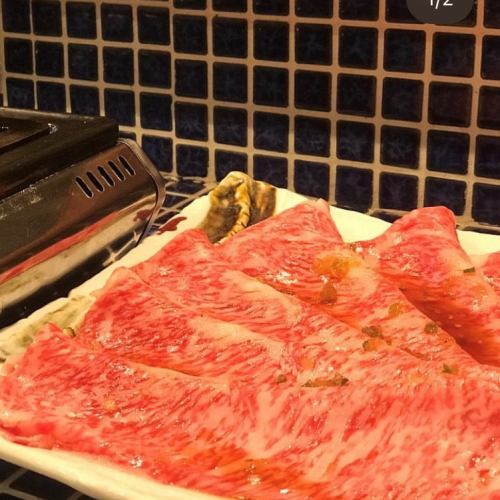 名物商品！サーロインの薄切り焼きしゃぶ