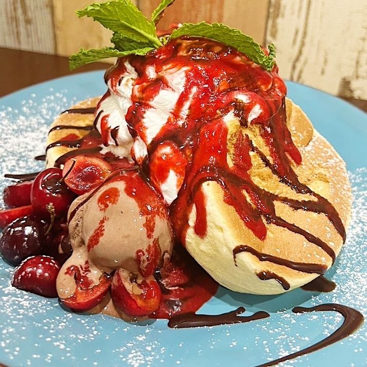 ふわふわスフレパンケーキ