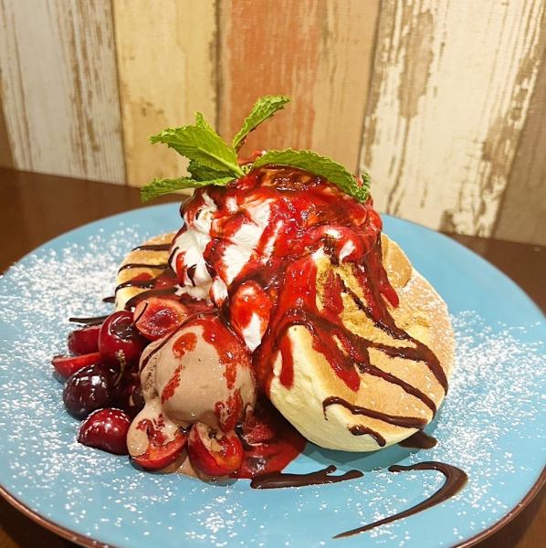 ふわふわスフレパンケーキ