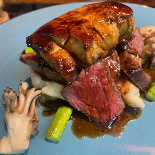 Akagi beef and foie gras Rossini